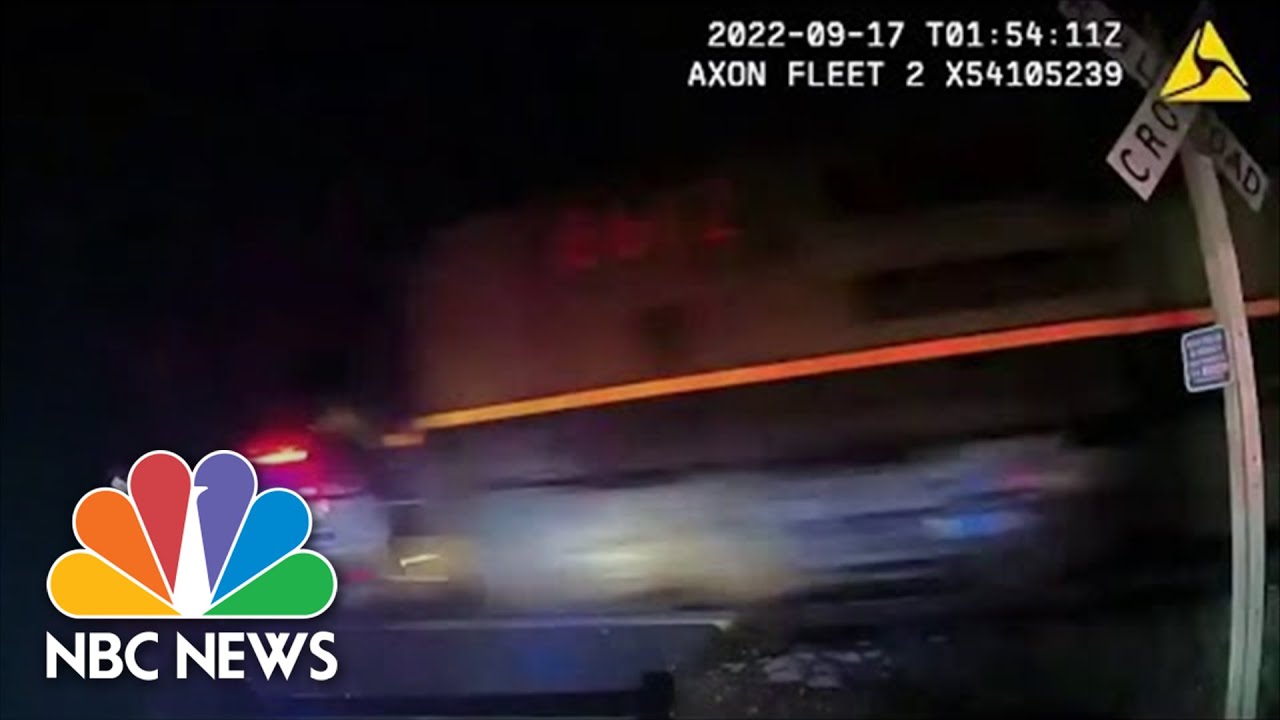 Watch: Train Hits Colorado Police Car With Suspect Inside