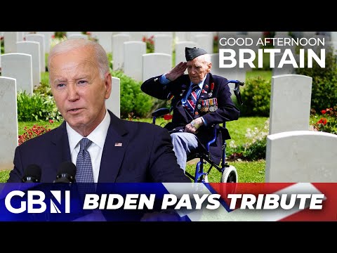 Biden pays tribute to 'the GREATEST most complicated operation ever' 80 years since D-Day