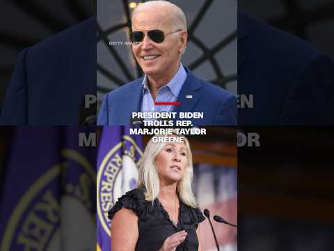 President Biden trolls GOP Rep. Marjorie Taylor Greene in new campaign ad