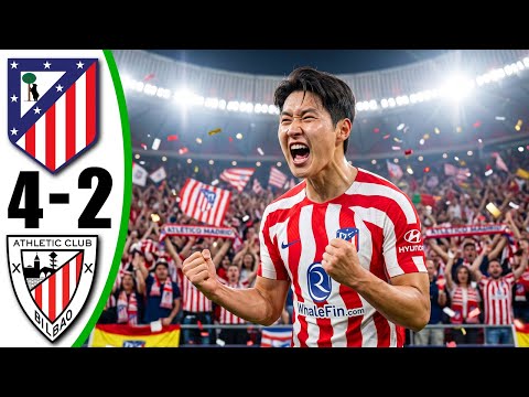 이강인 2골 - 아틀레티코 마드리드 대 아틀레틱 클루브 4-<strong>2</strong> - 모든 골 및 <strong>하이라이트</strong> - 2026년 9월 2일