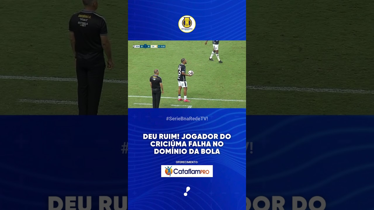 DEU RUIM Remo 0 x 1 Criciúma   Série B 2025