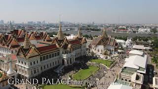 Grand Palace - Wat Phra Kaew / Bangkok aerial
