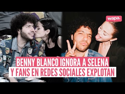 ¿Todo actuado o señal de ruptura? 🤔 Benny Blanco ignora a Selena Gómez y las redes EXPLOTAN