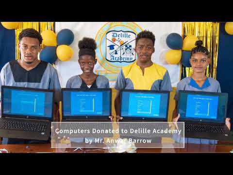 Delille Academy Laptop Donation