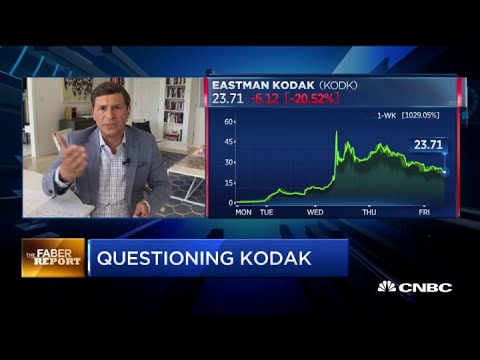 Kodak rides wild week of trading after 5 million government loan to produce drug chemicals