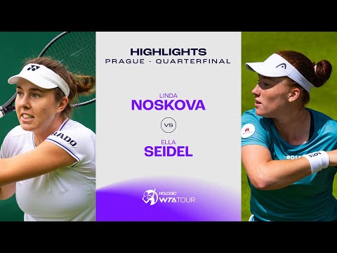 Linda Noskova vs. Ella Seidel | 2024 Prague Quarterfinal | WTA Match Highlights