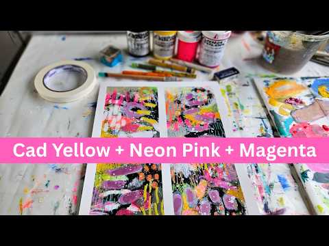 3 Vibrant Colors, 4 Paintings: Staying Loose & Expressive