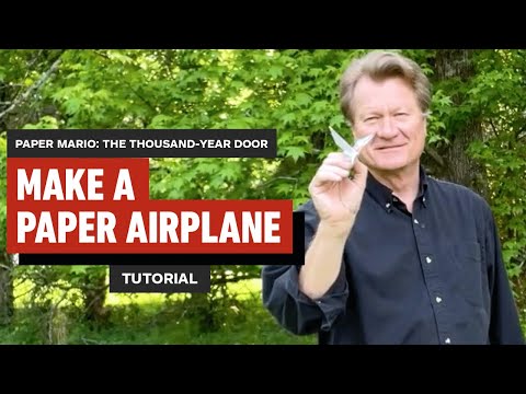 Paper Mario: The Thousand-Year Door - Paper Airplane Tutorial Video (ft. John Collins)
