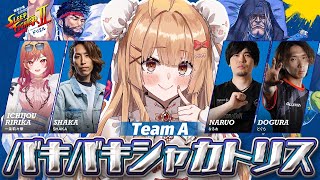 【スト6】SLEEP FIGHTER #バキバキシャカトリス チーム練習 どぐら/なるお/SHAKA/一条莉々華【因幡はねる / ななしいん