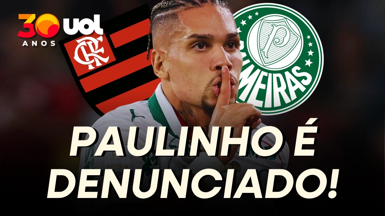 PAULINHO É DENUNCIADO POR COMEMORAÇÃO DE GOL DO PALMEIRAS NA VITÓRIA SOBRE O FLAMENGO