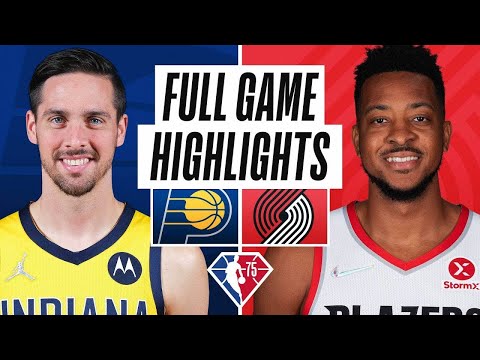 Porland Trail Blazers vs. Indiana Pacers Full Game Highlights | NBA Season 2021-22
