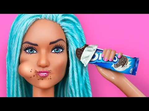 7 DIY Tiny Foods For Barbie That You Can Actually Eat / Clever Barbie Hacks And Crafts - UCWwqHwqLSrdWMgp5DZG5Dzg