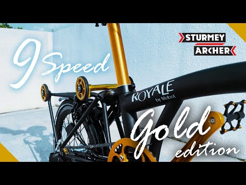 ROYALE Carbon Gold GT Foldable Bicycle | MOBOT