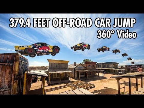 Record-breaking 379.4 Feet Car Jump in 360 | Bryce Menzies in New Mexico - UCblfuW_4rakIf2h6aqANefA