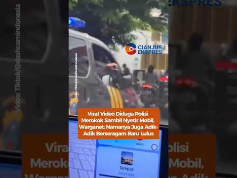 Viral Diduga polisi mer*kok sambil nyetir #viral #polisi #shorts