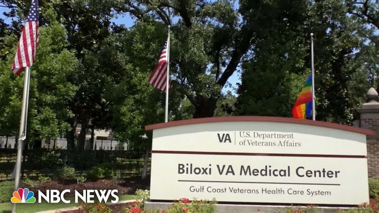 Protests over pride flag flying at Mississippi VA clinic, cemetery