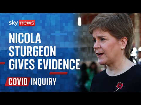COVID-19 Inquiry: Former Scottish First Minister Nicola Sturgeon gives evidence