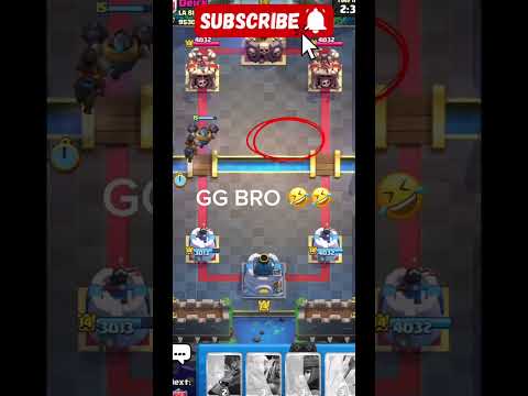 WHAT A PLAY 🤣🤣 #clashroyale #subscribe #supercell #funny #fyp #shorts #trending #gaming