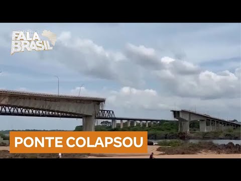 Carga tóxica de caminhão dificulta buscas por desaparecidos após queda de ponte entre TO e MA