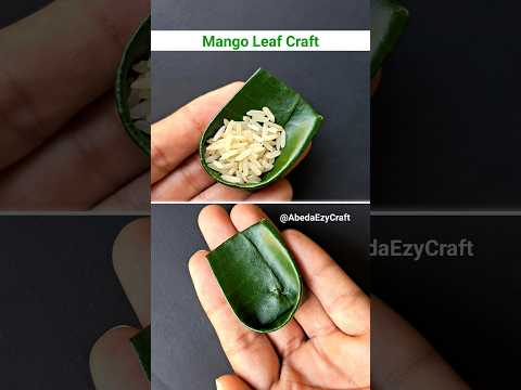 Chhat Puja Craft | Mango Leaf Craft | Leaf Craft #shorts #diy #craft #chhathpuja