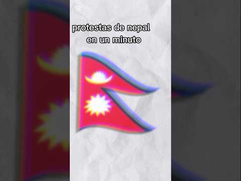 Las protestas de nepal 🇳🇵y como termino en minutos #nepal #noticias