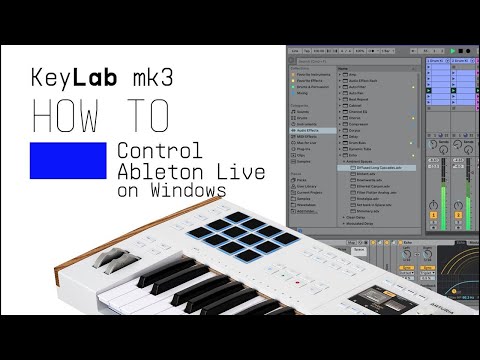 KeyLab  mk3 | How to Control Ableton Live on Windows