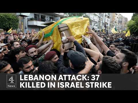 Israel strike on Beirut targeting Hezbollah kills women and children