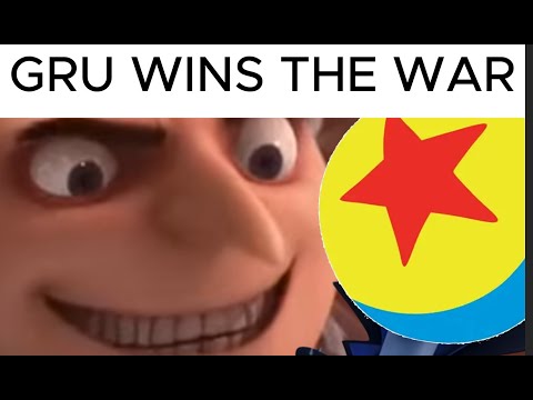 Gru vs Pixar part 5 THE FINALE Gru wins the war