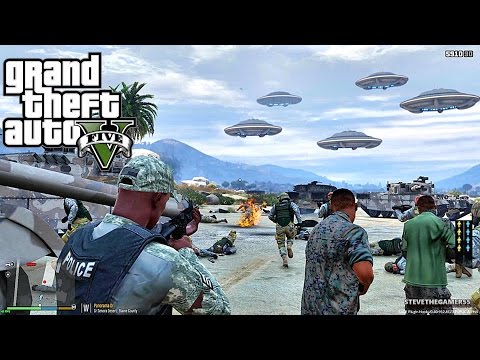 GTA 5 MOD - MILITARY PATROL - UFO PART 2 (GTA 5 PC  MODS) - UCbItyvYa6cqvqtwlU2E9-wA