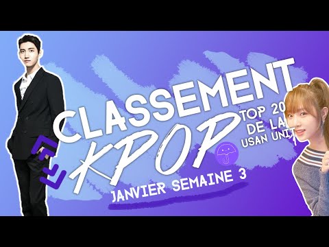Vidéo TOP 20 CLASSEMENT KPOP  JANVIER 2022 Semaine 3