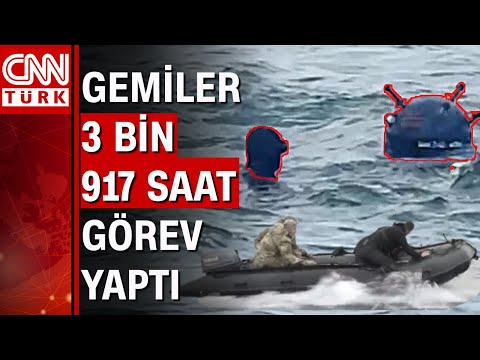 Karadeniz'de mayınla mücadele mesaisi