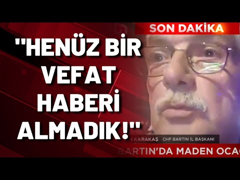 Bartın'daki patlamanın sıfır noktasından gelen haber: Şu ana kadar 15-16 arkadaşımız kurtarıldı!