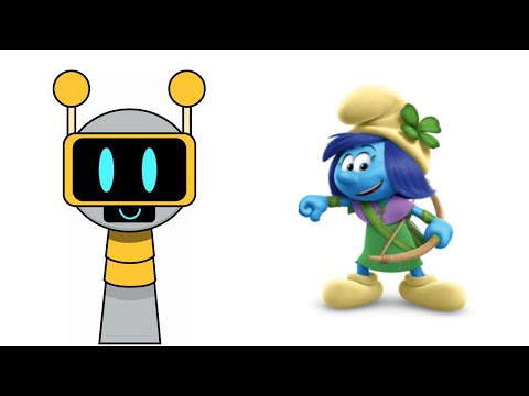 INCREDIBOX SPRUNKI CHARACTERS AND THEIR FAVORITE SMURFS :THE LOST VILLAGE MOVIE CHARACTERS!