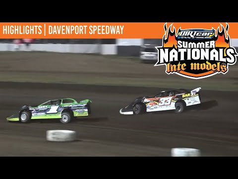 DIRTcar Summer Nationals Late Models | Davenport Speedway | June 18, 2024 | HIGHLIGHTS - dirt track racing video image