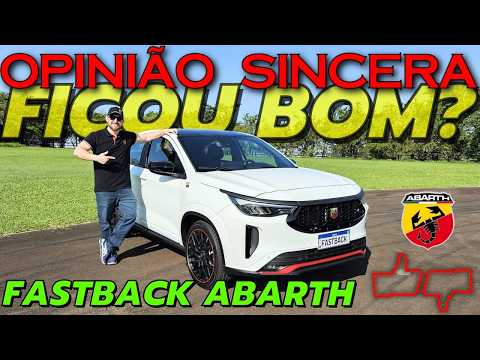 FASTBACK ABARTH - SUV esportivo ficou BOM? Preço, desempenho, consumo, equipamentos. Teste completo