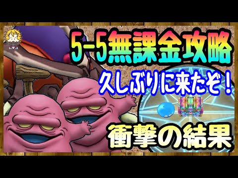 #112【DQW】闇騎士装備ふくびきからまさかの虹箱が！？ストーリー5-5無課金縛り攻略【ドラクエウォーク】