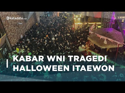 2 WNI Selamat dari Tragedi Halloween Itaewon | Katadata Indonesia