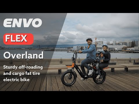 ENVO Flex Overland - The Ultimate All-Terrain Cargo E-Bike for Any Adventure| Proudly Canadian 🍁