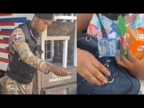 SantiContreras | Vídeo haitiana dando dinero a militar, invalido ladrón | Echando El Pulso