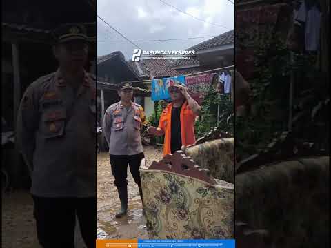 BPBD Subang dan Kapolsek Cisalak Kunjungi Lokasi Banjir Cibogo #infosubang #banjirsubang #banjir