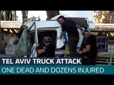 One dead and dozens injured after truck ploughs into bus stop north of Tel Aviv | ITV News