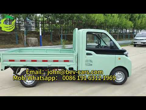 EEC COC L7e Electric Pickup Cargo Truck Front 2 Seats