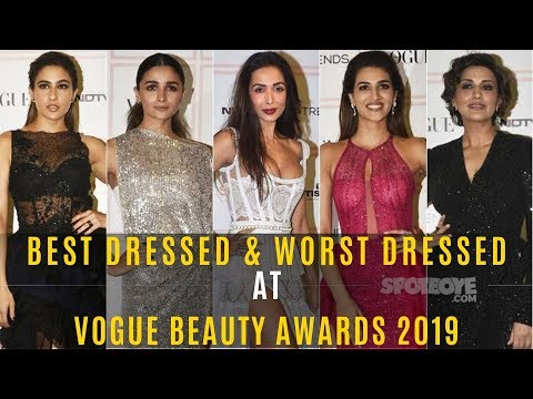 Video - Best Dressed & Worst Dressed At The Vogue Beauty Awards 2019: Sara Ali Khan | Alia Bhatt