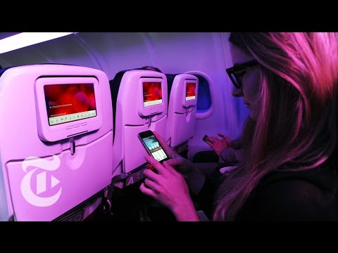 In-Flight Entertainment Gets High-Tech | Molly Wood | The New York Times - UCqnbDFdCpuN8CMEg0VuEBqA