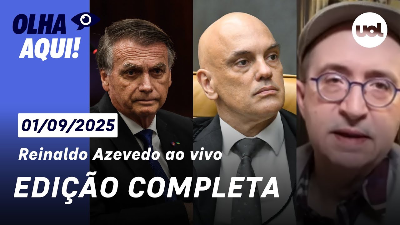 Reinaldo ao vivo julgamento de Bolsonaro no STF fala de Tarcísio voto de Fux reação dos EUA e+