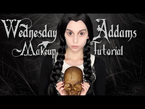 WEDNESDAY ADDAMS MAKEUP TUTORIAL | Halloween 2015 - UCiWbNSajTR_7gxfjaXxExJQ