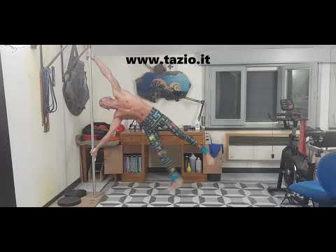 Tazio Il Biondo Training #6 -Weighted Human Flag-