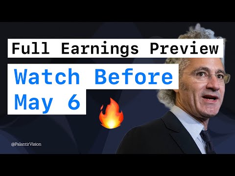 Everything You Need To Know Before Palantir Q1 Earnings & My Predictions!????