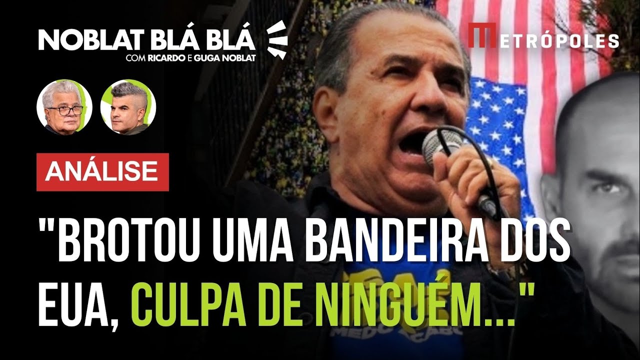 PEGOU MAL bandeira americana em ato bolsonarista ninguém sabe quem foi e Malafaia quer vetar 👀