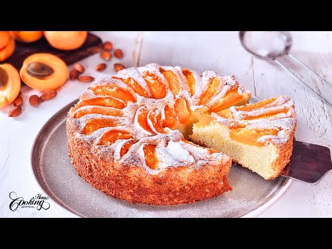 Gluten-Free Apricot Almond Cake - Easy and Quick Summer Dessert Recipe
